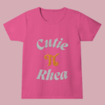 Cutie Pie with custom Name Tshirt for kids