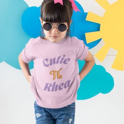 Cutie Pie with custom Name Tshirt for kids