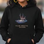 Embroidered Unisex Hooded Sweatshirt - Drinking Deer