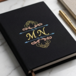 Custom Initials Embroidered Diary Edition