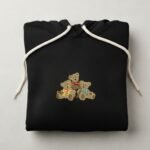 Pullover Hoodie with Embroidery – Three Little Teddys